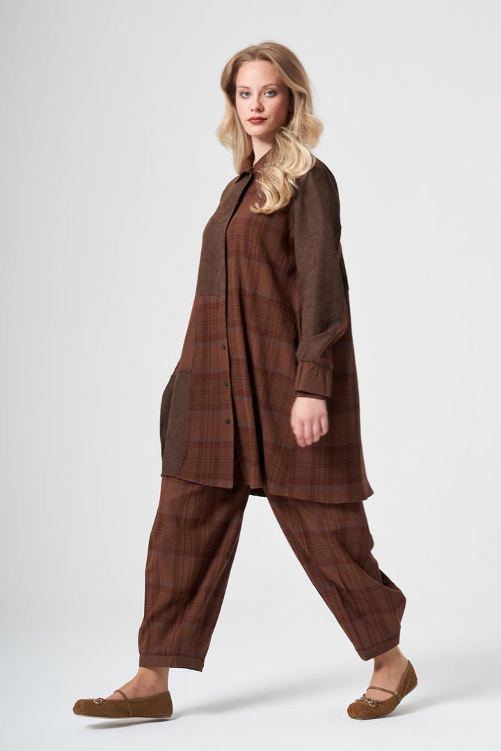 Misswhence Pantolonlu Ekose Takım 40304 — 2. görsel