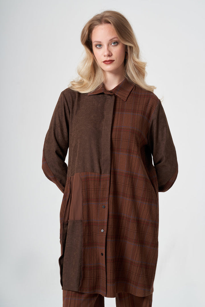 Misswhence Pantolonlu Ekose Takım 40304 — 3. görsel