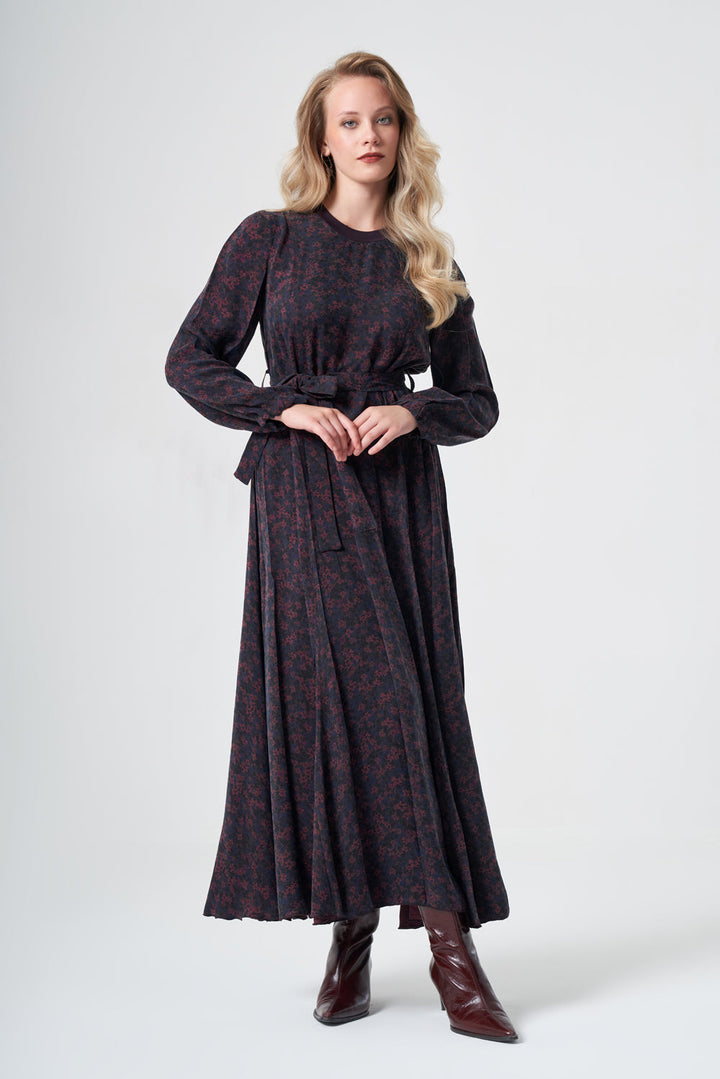 Misswhence Cupro Elbise 40827 - Görsel 3