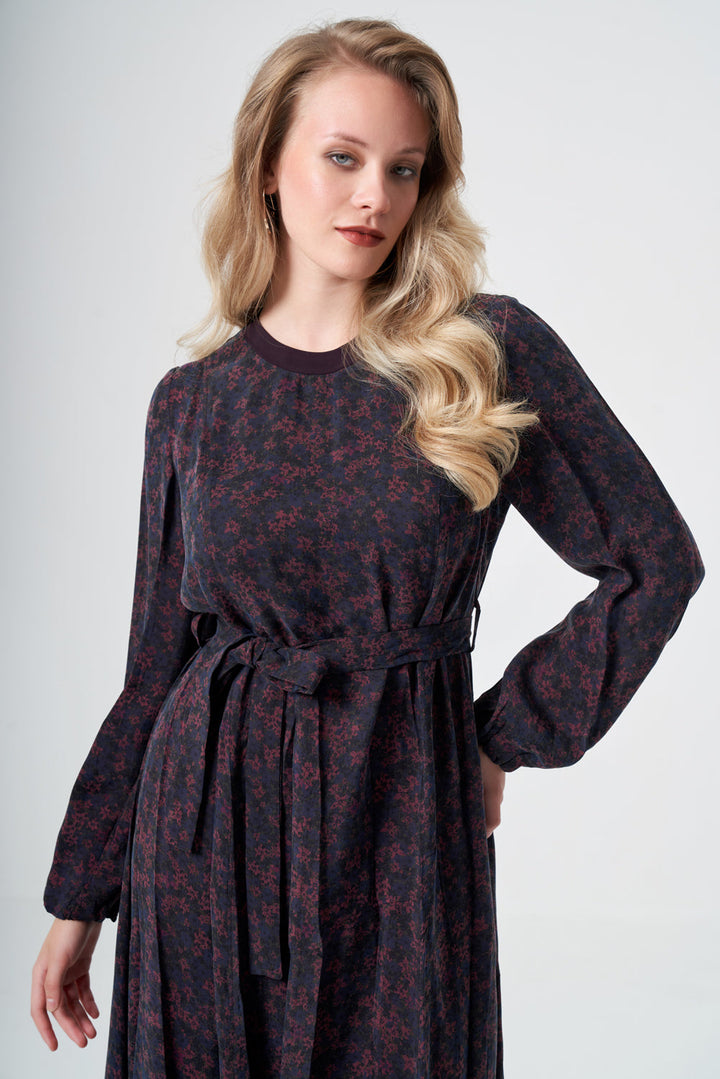 Misswhence Cupro Elbise 40827 - Görsel 4
