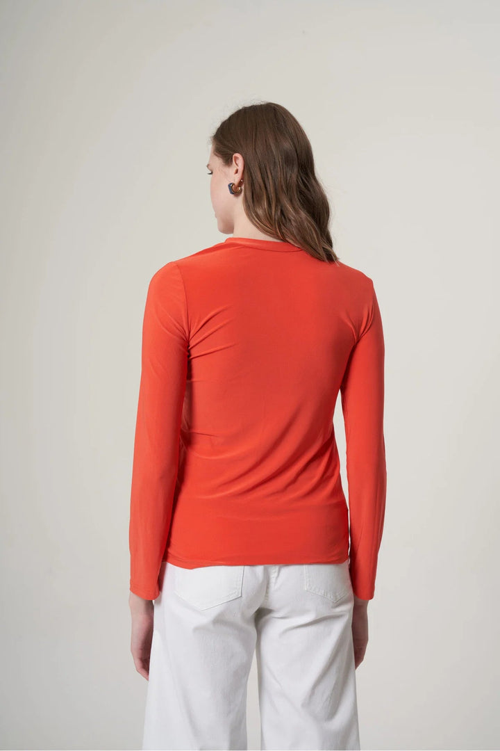 Misswhence Basic Bluz MW2707 - Turuncu - Görsel 1 