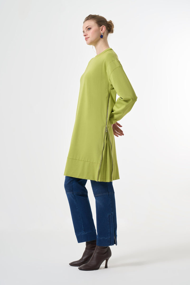 Misswhence Fermuar Detaylı Tunik