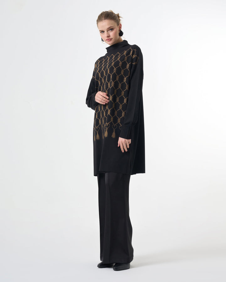 Misswhence Çelik Örme Pantolon 40110 - Görsel 6