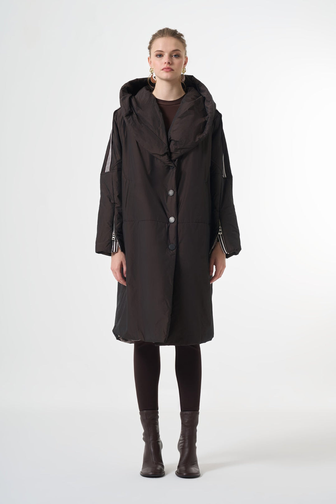 Misswhence Şerit Detaylı Şişme Mont 38501 - Görsel 7