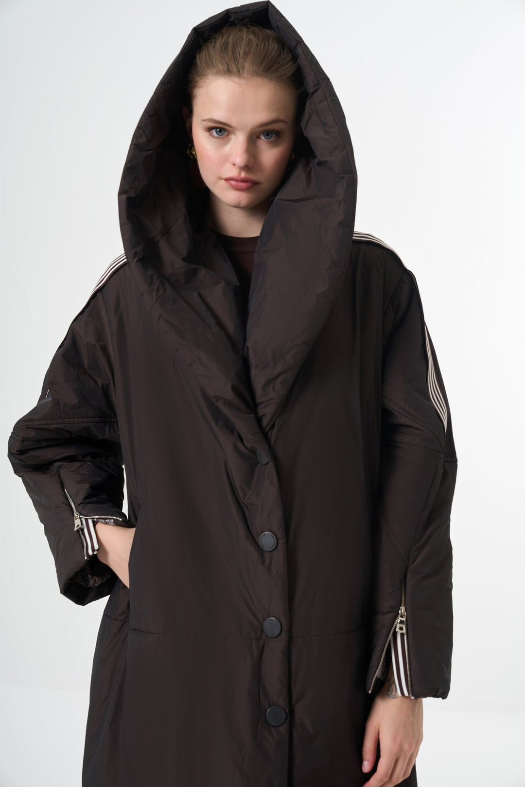 Misswhence Şerit Detaylı Şişme Mont 38501 - Görsel 10
