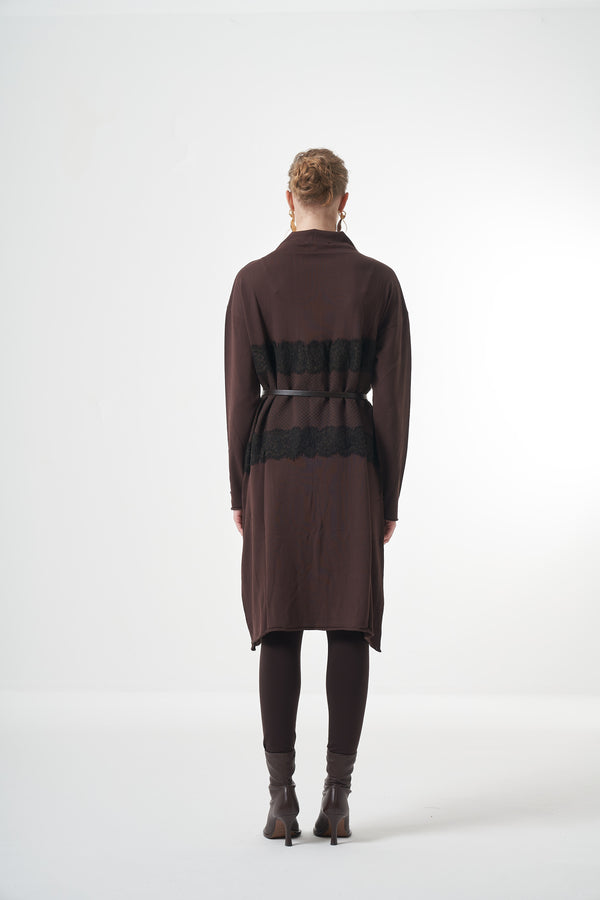 Misswhence Triko Dantel Detaylı Tunik 13