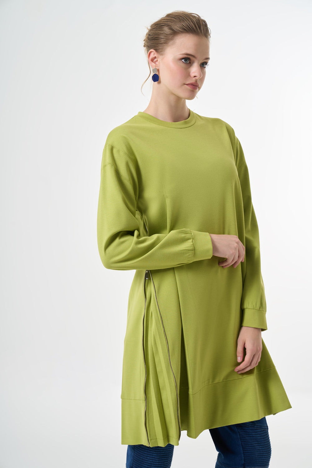 Misswhence Fermuar Detaylı Tunik