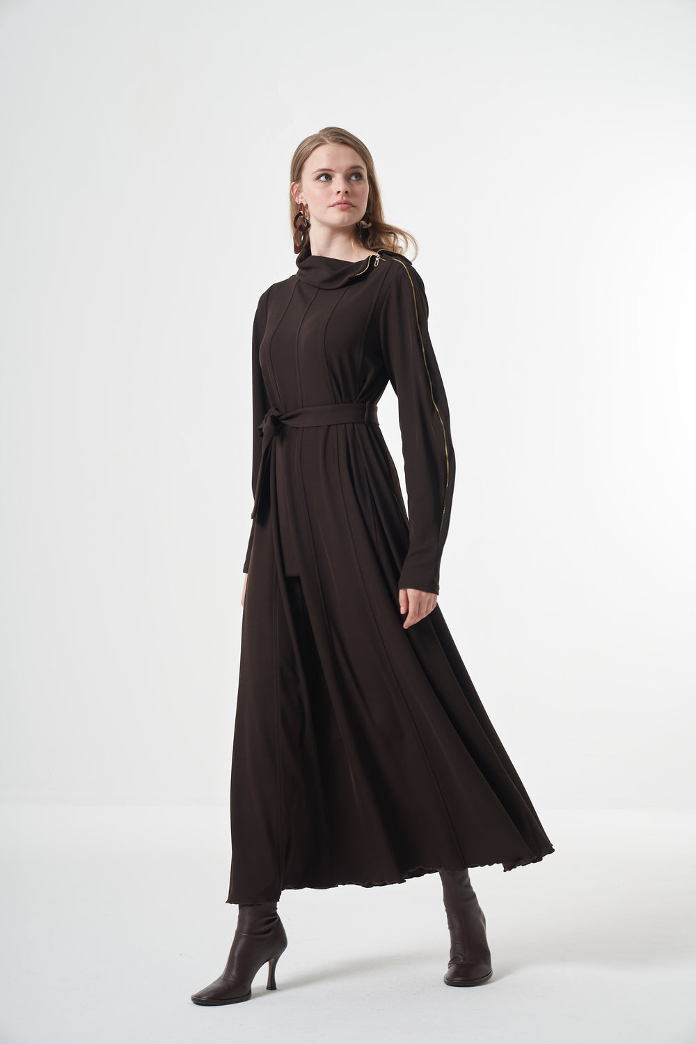 Misswhence Fermuar Detaylı Elbise 38803 - Görsel 2
