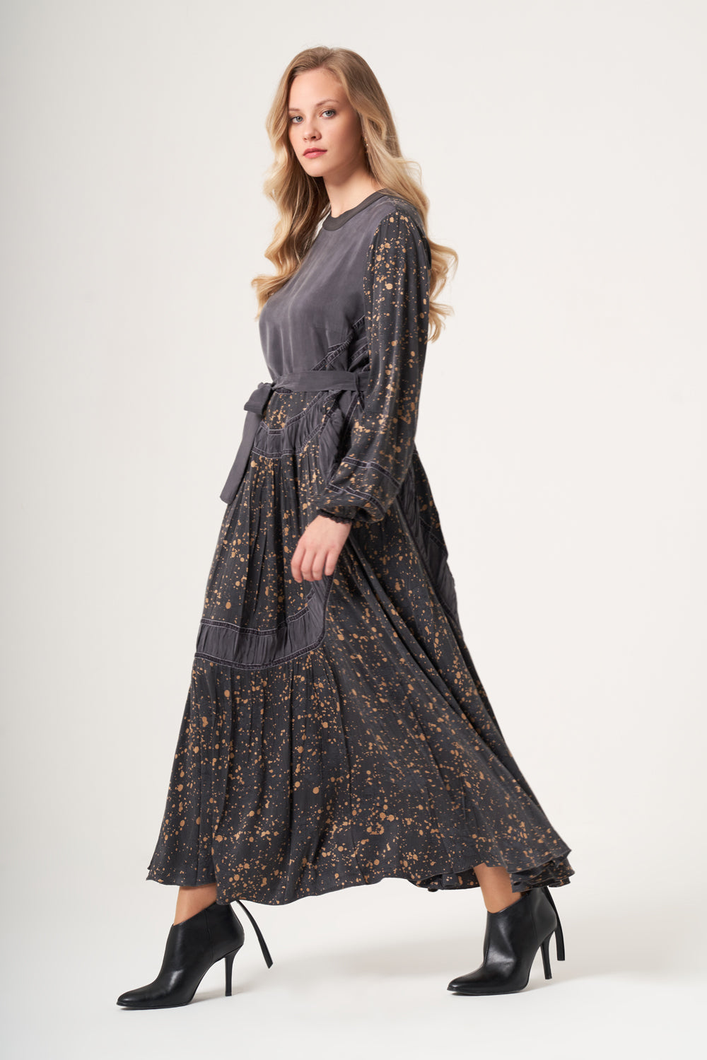Misswhence Desenli Elbise 40800 - Görsel 9