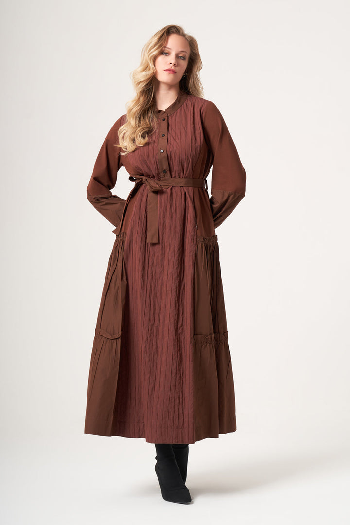 Misswhence Tafta Elbise 40824 - Görsel 7