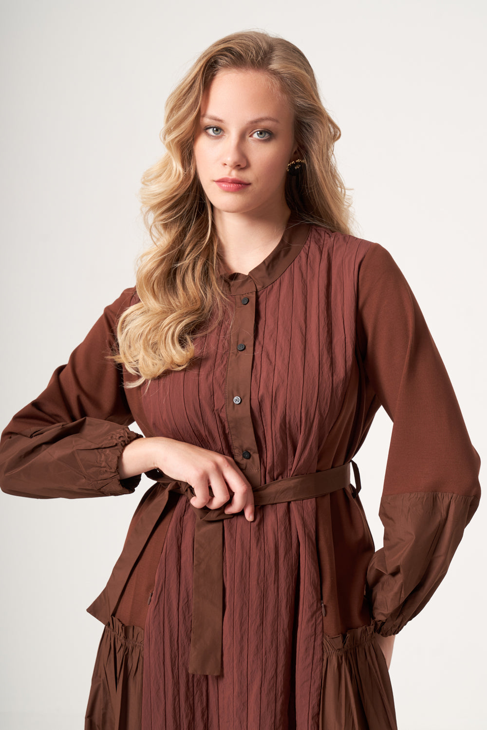 Misswhence Tafta Elbise 40824 - Görsel 10