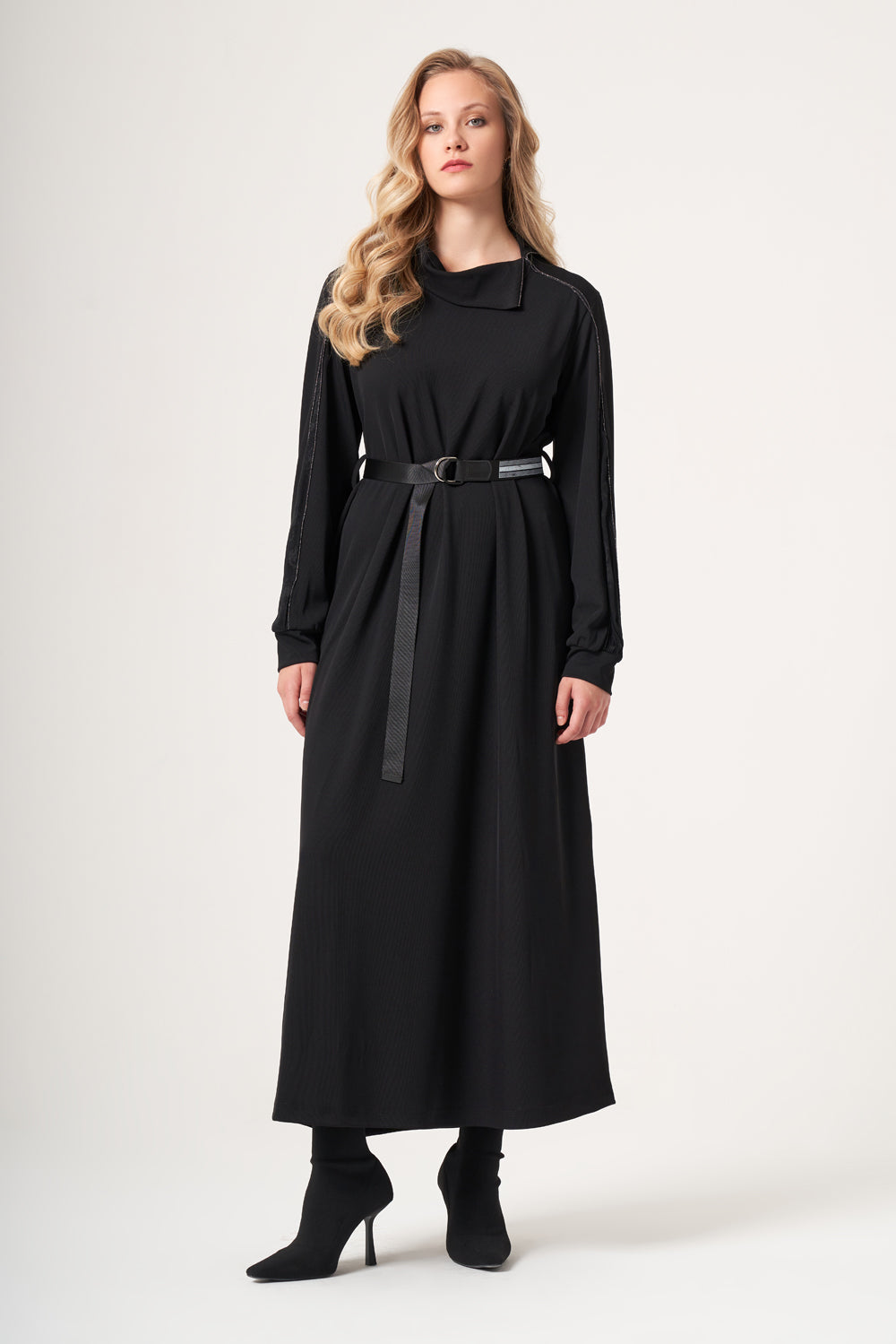 Misswhence Kol Detay Kemerli Elbise 40821 - 10.08misswhence0225.jpg