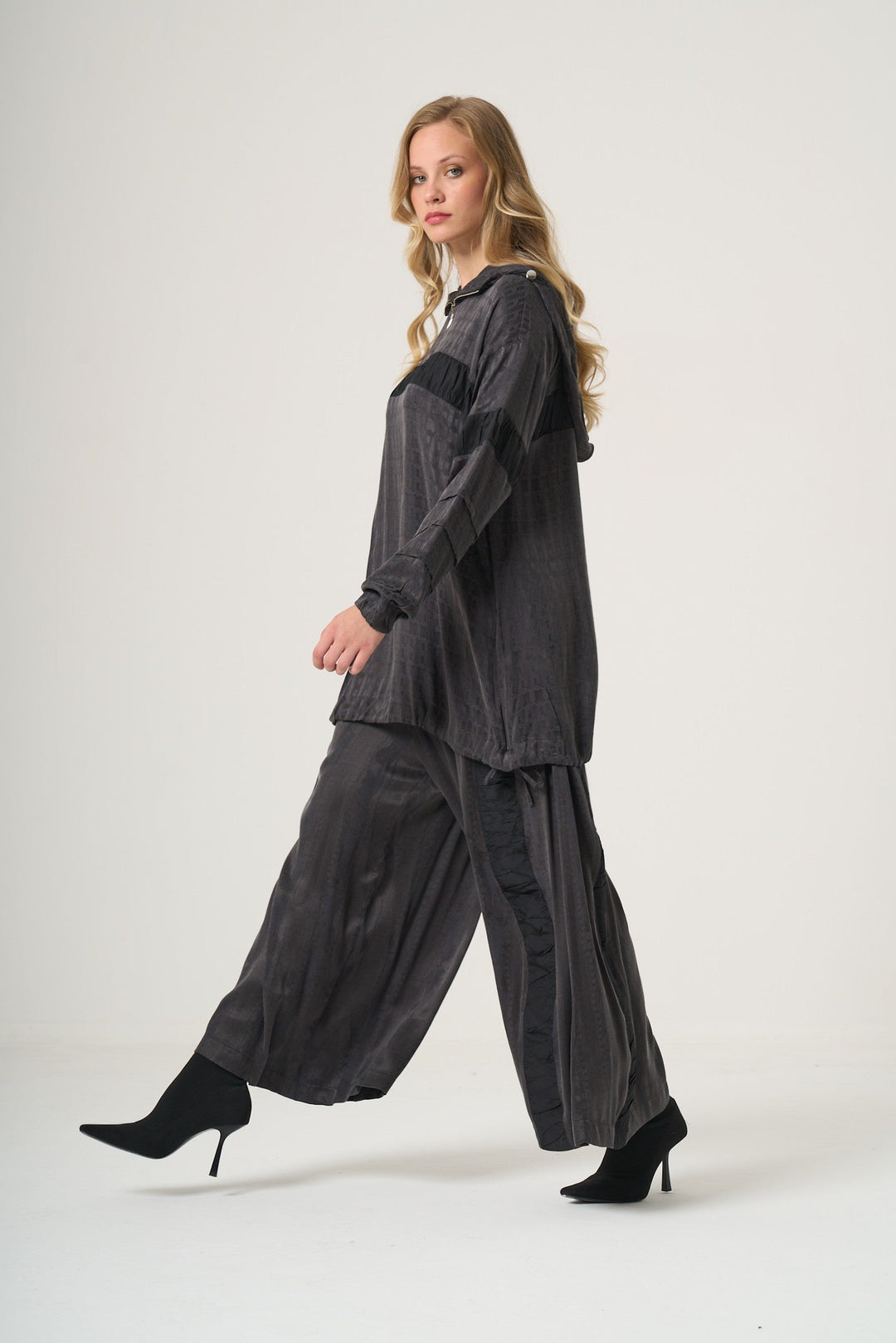 Misswhence Cupro Pantolon Tunik Takım 38034 - Görsel 7