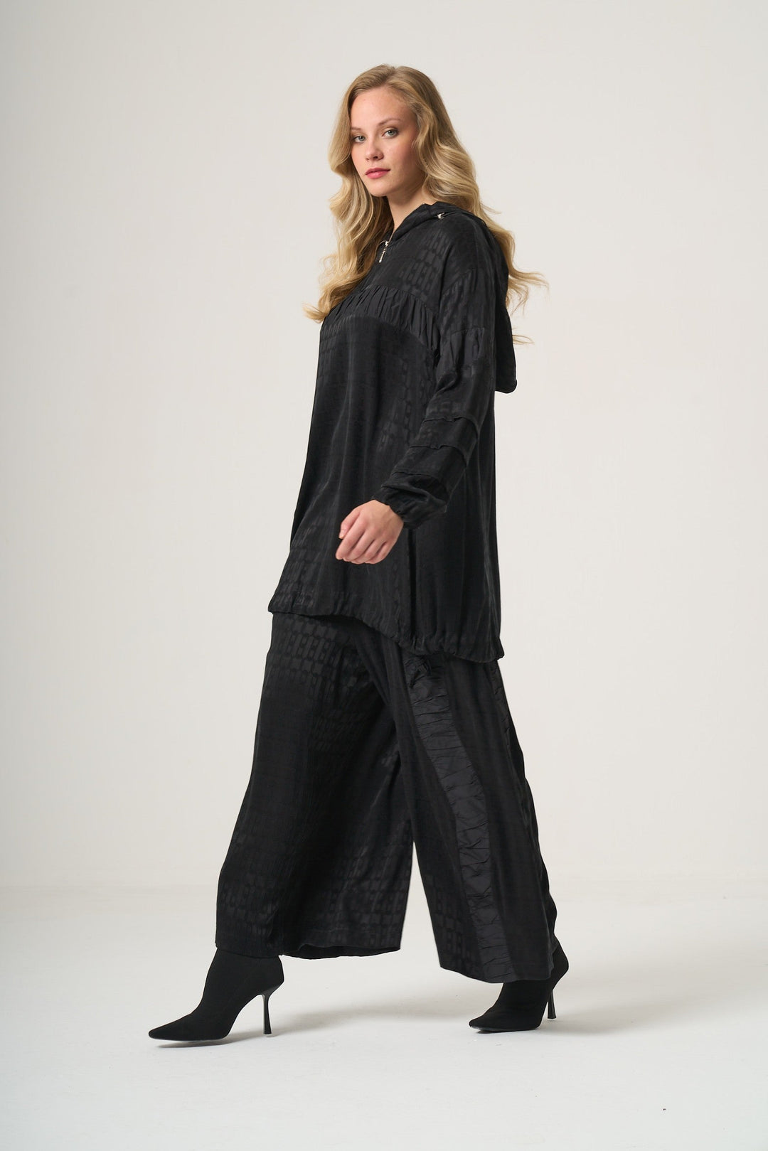 Misswhence Cupro Pantolon Tunik Takım 38034 - Görsel 3