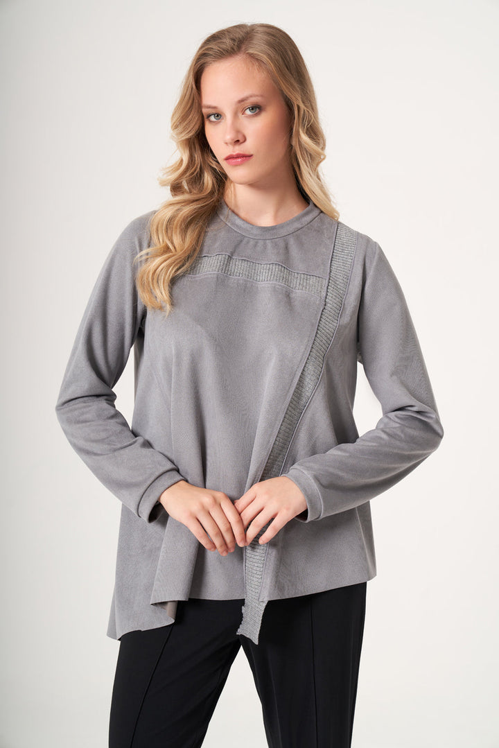 Misswhence Süet Tunik 36022 - Görsel 1