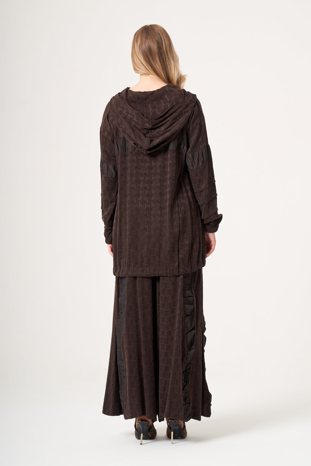 Misswhence Cupro Pantolon Tunik Takım 38034 - Görsel 11
