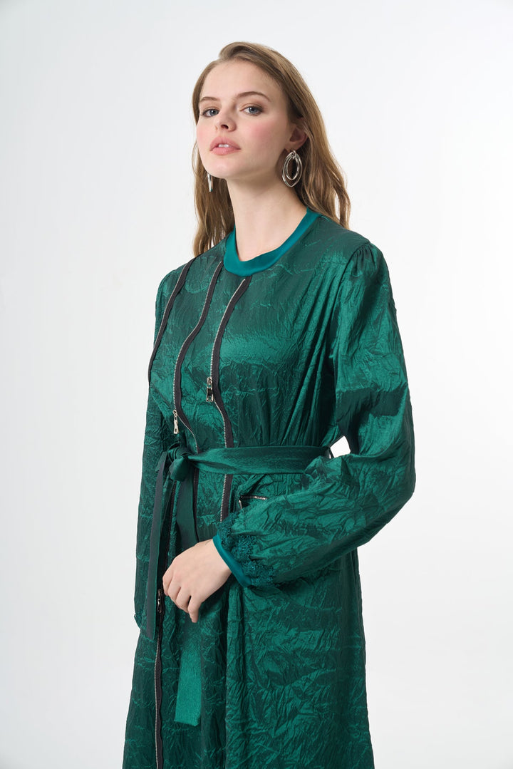 Misswhence Tafta Crush Elbise 38804 - Görsel 4