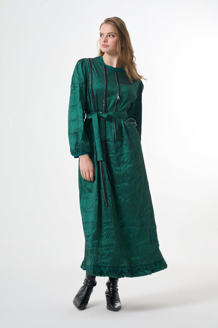 Misswhence Tafta Crush Elbise 38804 - Görsel 20