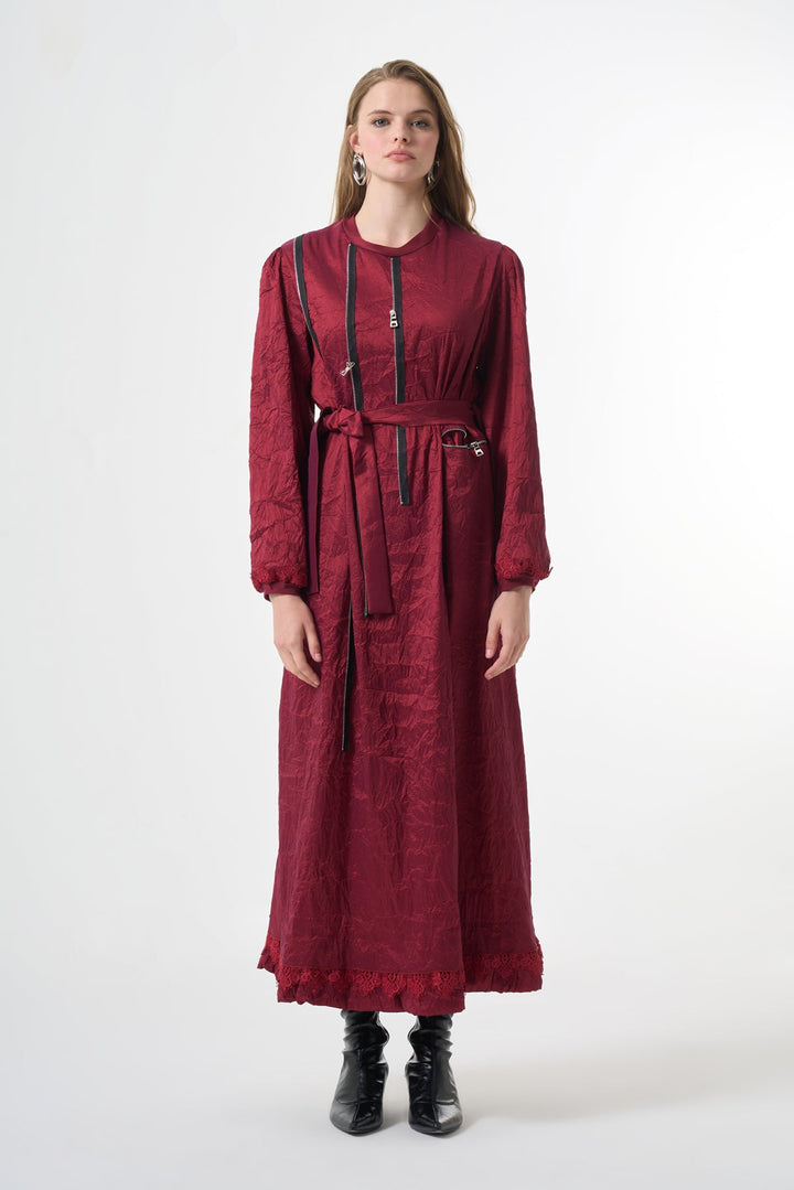 Misswhence Tafta Crush Elbise 38804 - Görsel 22