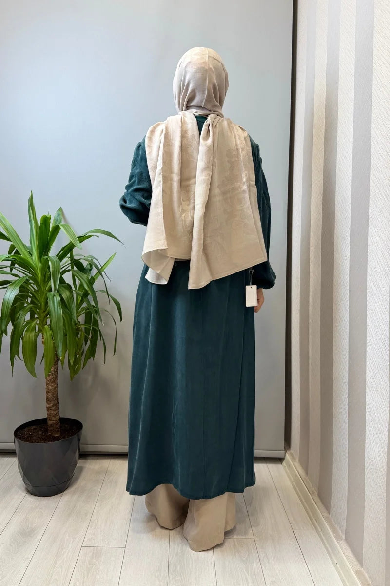 Misswhence İpek Tunik 39031 - Yeşil - Görsel 4 