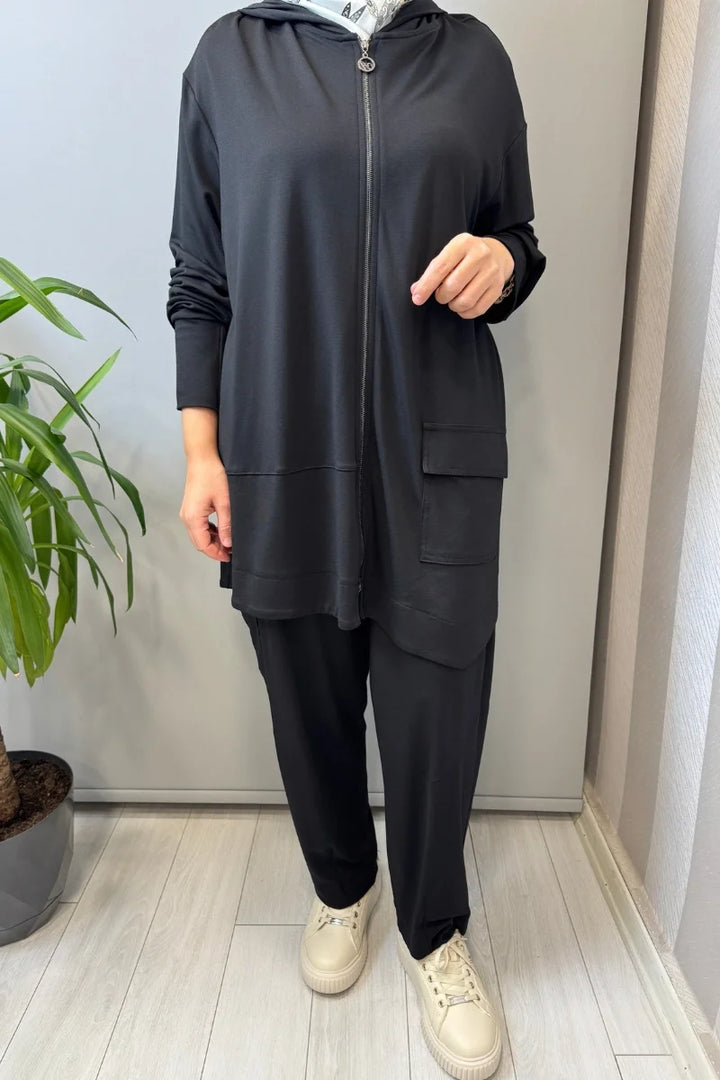 Almarwah Takım 202865 - Siyah - Görsel 4 