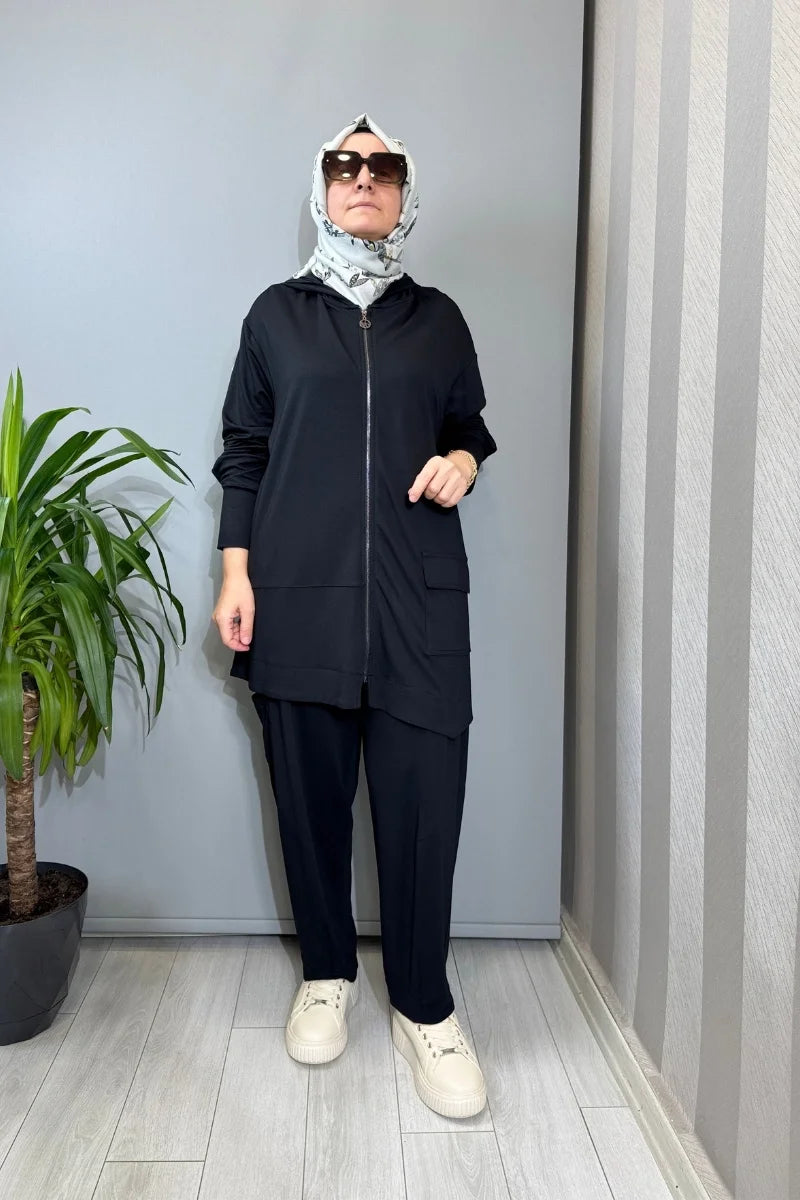 Almarwah Takım 202865 - Siyah - Görsel 1 #renk_siyah