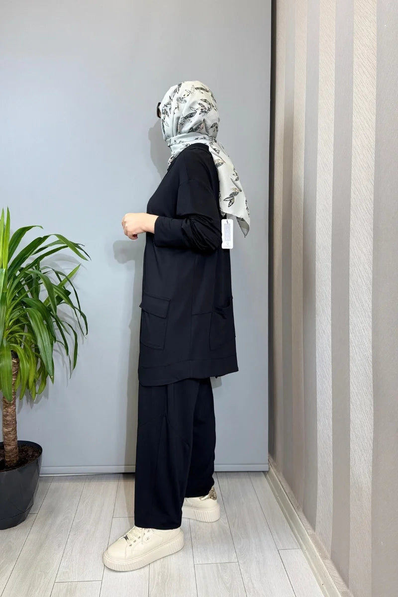 Almarwah Takım 202865 - Siyah - Görsel 2 