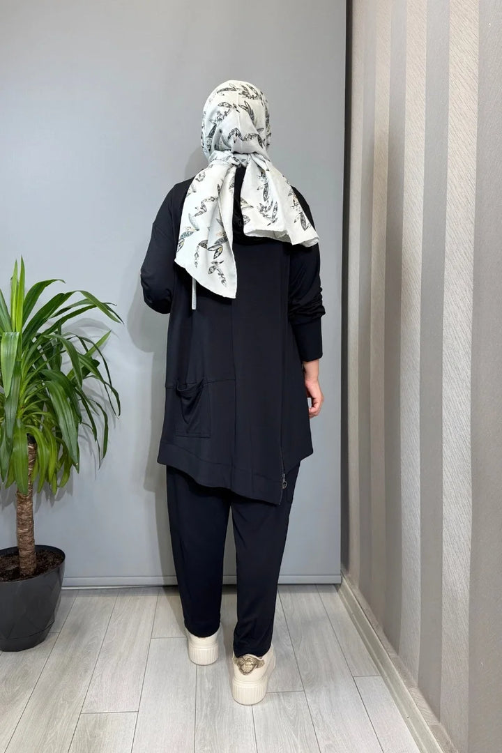 Almarwah Takım 202865 - Siyah - Görsel 3 
