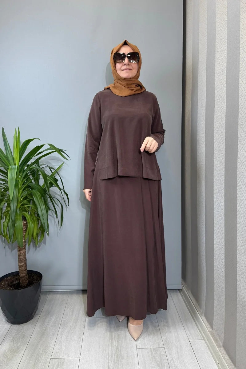 Almarwah Takım 202963 - Vizon - Görsel 1 #renk_vizon
