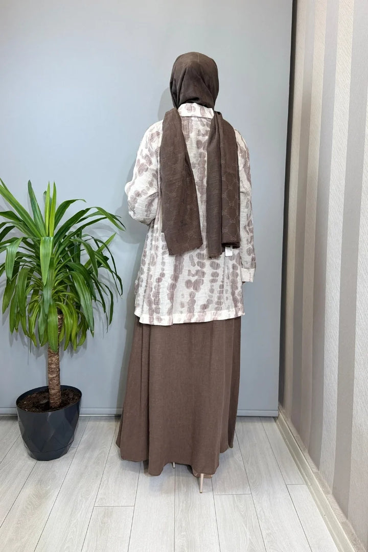 Almarwah Takım 202993 - Kahve - Görsel 3 