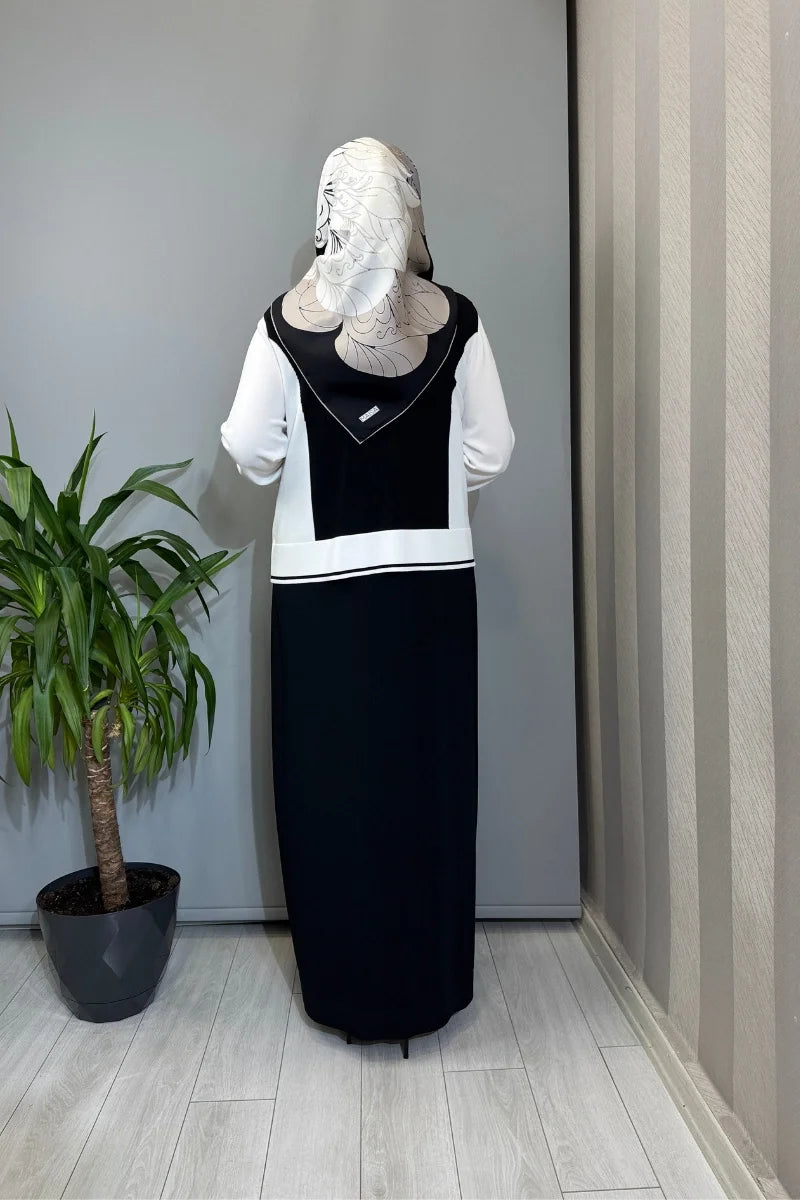 Miss Dalida Ceketli Elbise Triko Takım Siyah T26Y- 0002