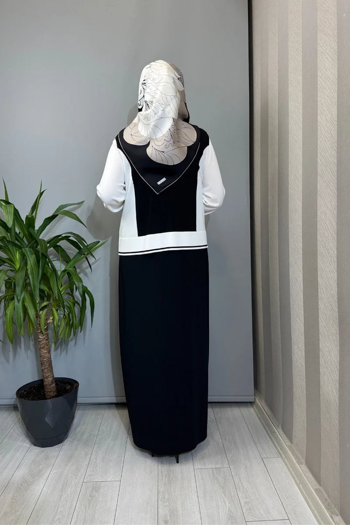 Miss Dalida Ceketli Elbise Triko Takım Siyah T26Y- 0002