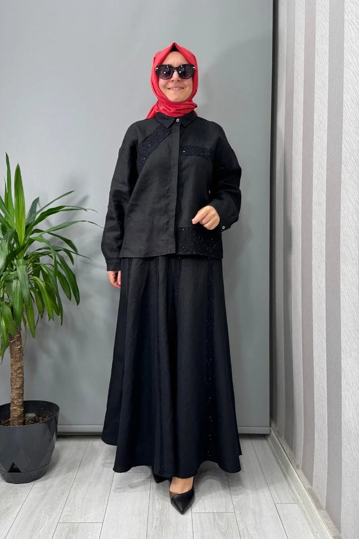 Ghisa Takım Siyah 25YGSTKM 4034
