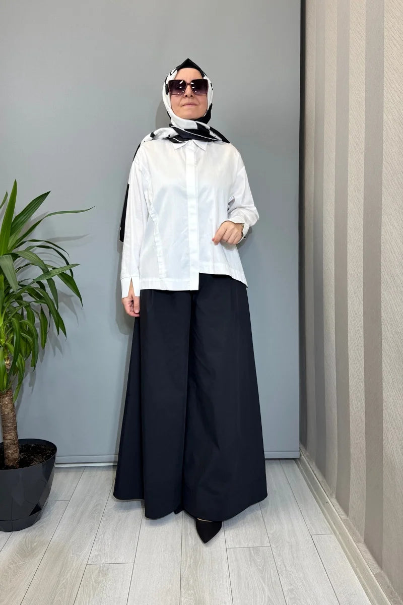 Almarwah Gömlek 101001 - Beyaz - Görsel 1 #renk_beyaz