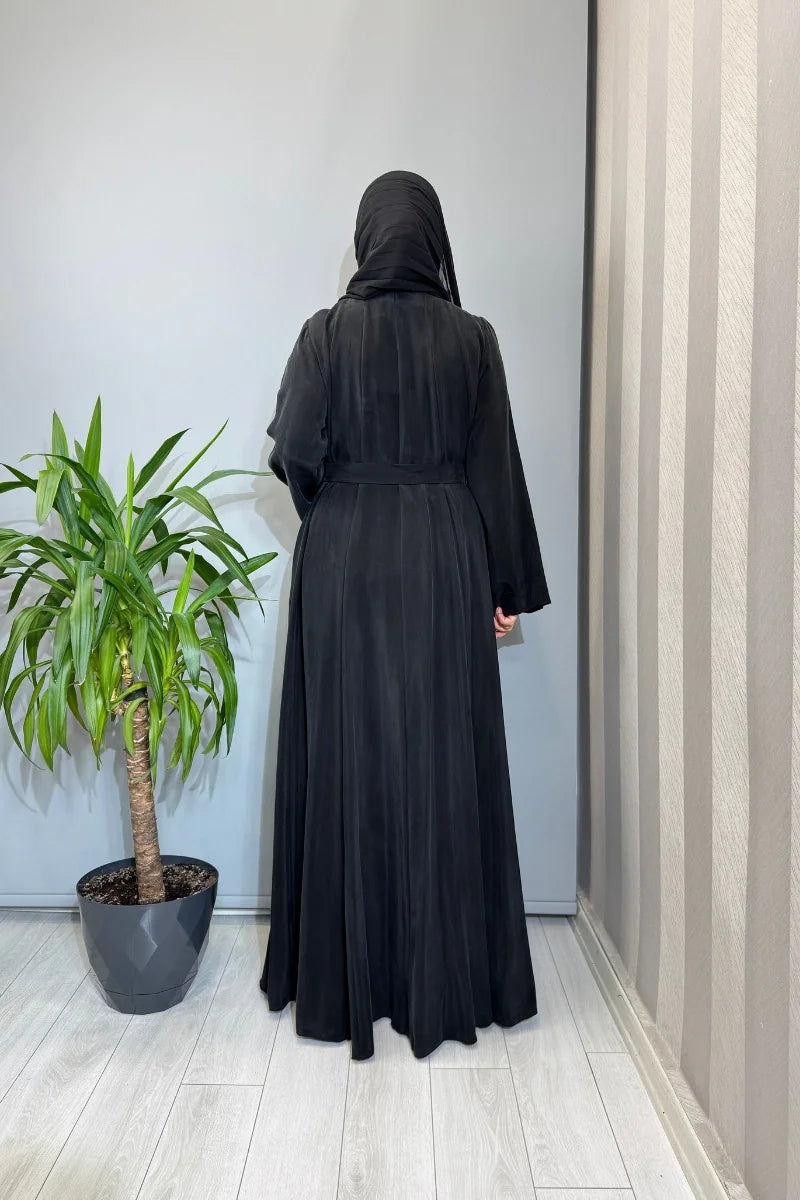Misswhence Şallı Ferace 39506 - Siyah - Görsel 4 