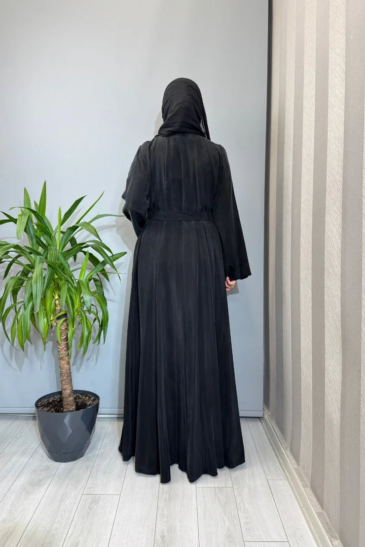 Misswhence Şallı Ferace 39506 - Siyah - Görsel 4 