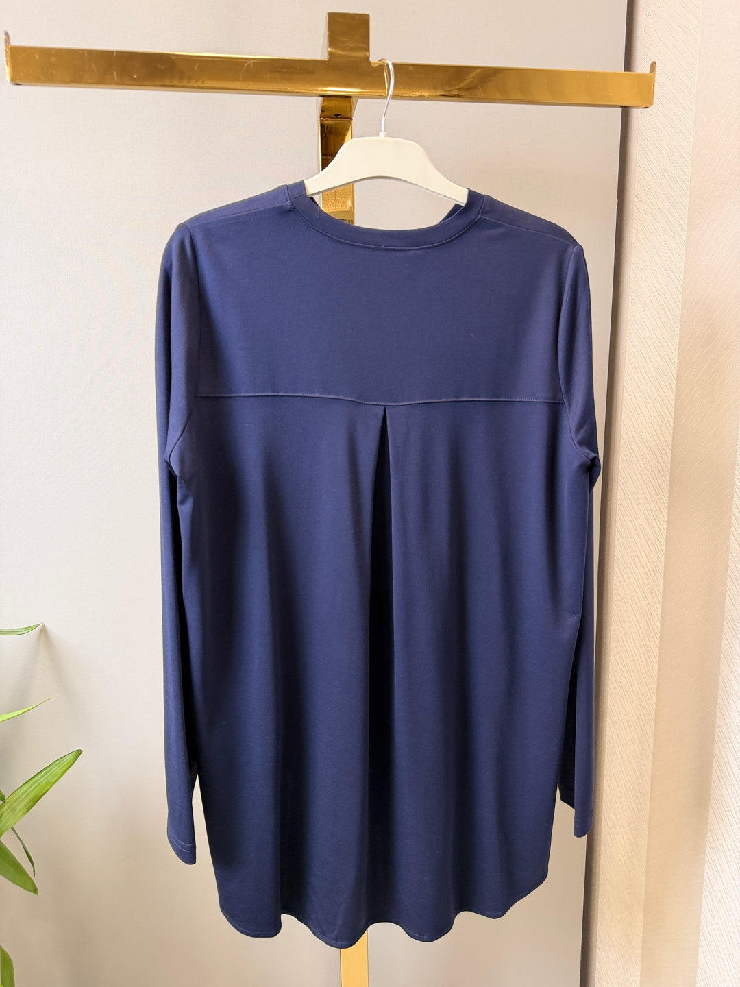 AlmarwahBlack Oval Kesimli Tunik 102269
