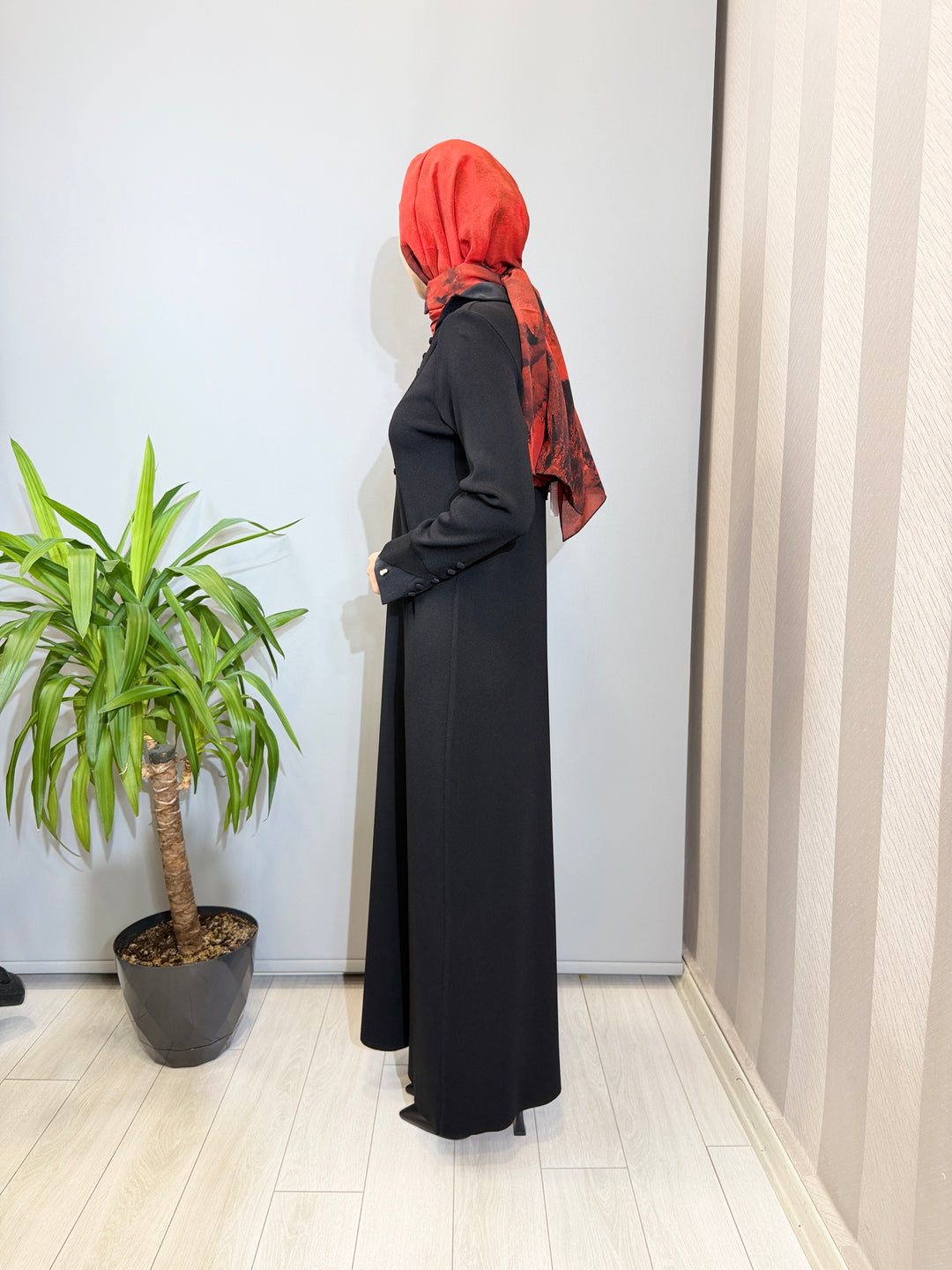 MissDalida Bilek Detaylı Düz Renk Triko Elbise - 3264004