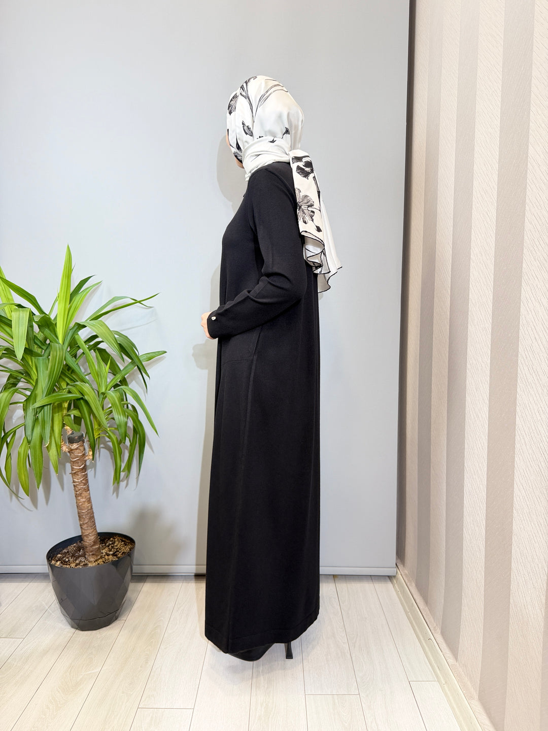 MissDalida Siyah Triko Elbise - 3264101