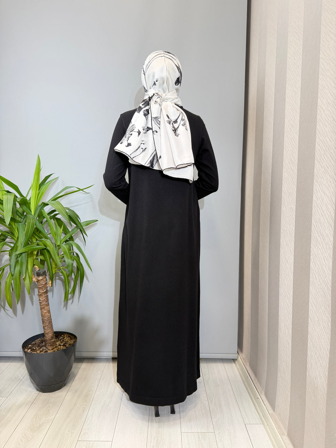 MissDalida Siyah Triko Elbise - 3264101