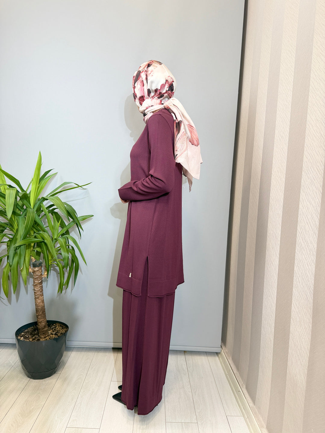 MissDalida Yuvarlak Yaka Basic Tunik Pantolon Takım - 3266009(3267005)