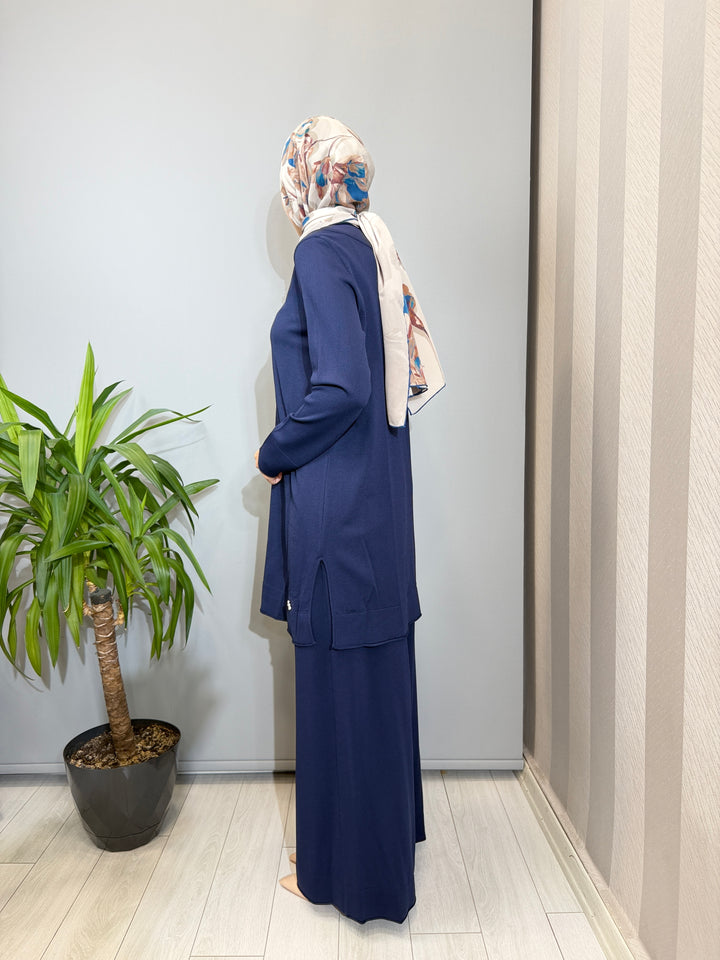 MissDalida Yuvarlak Yaka Basic Tunik Pantolon Takım - 3266009(3267005)