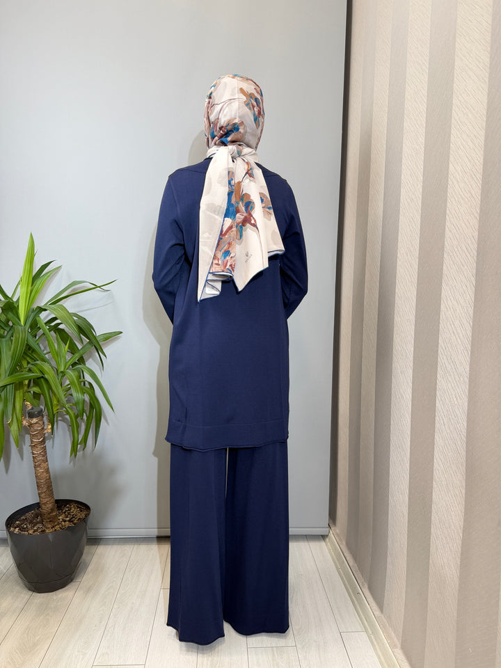 MissDalida Yuvarlak Yaka Basic Tunik Pantolon Takım - 3266009(3267005)