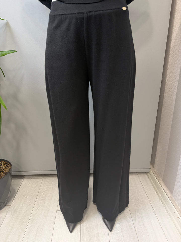 MissDalida Ekose Desenli Triko Tunik Bol Paça Touch Me Pantolon Takım 3266102(3267101)