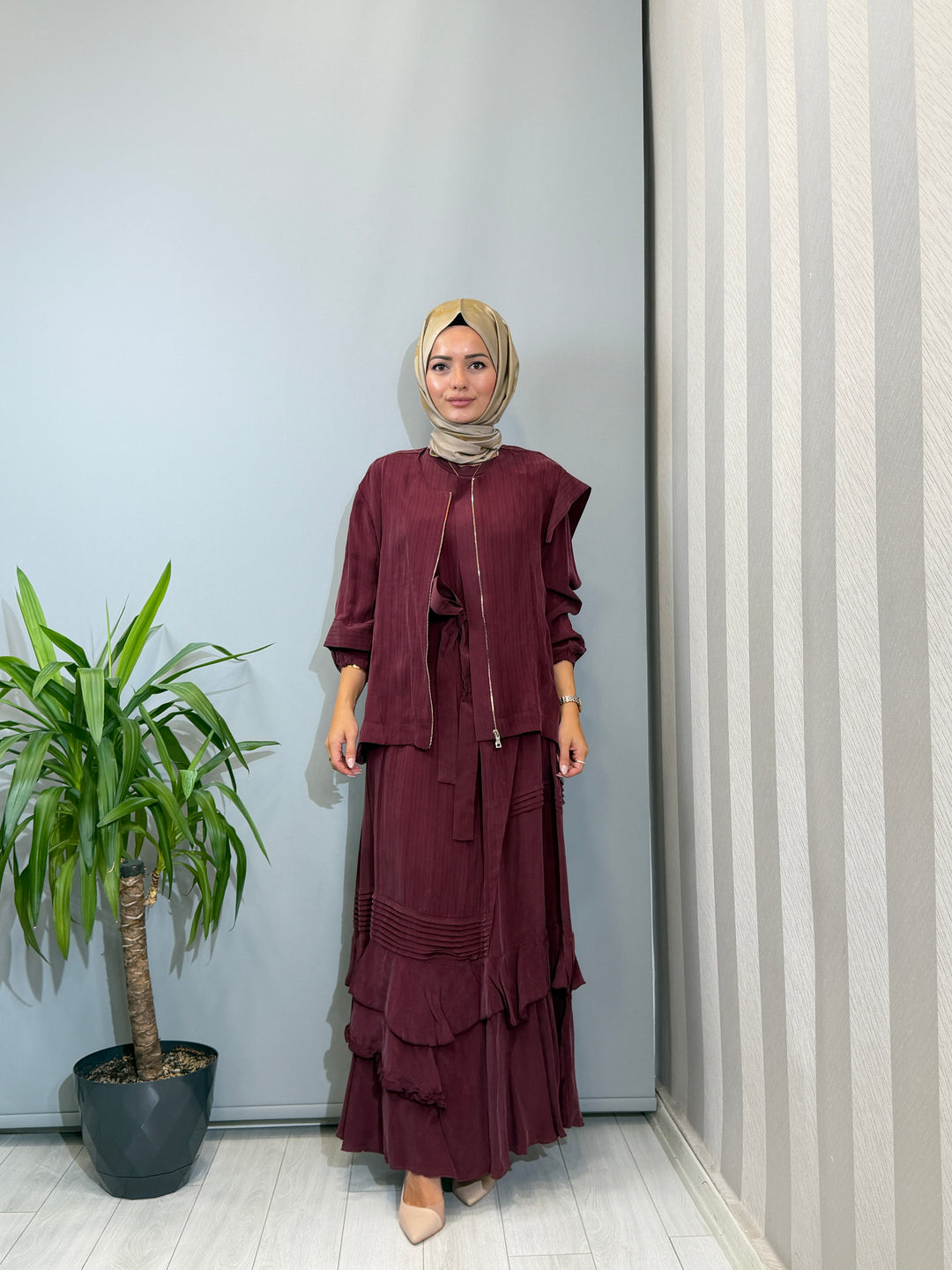 Misswhence Truvakar Kollu Yelekli Elbise 40837