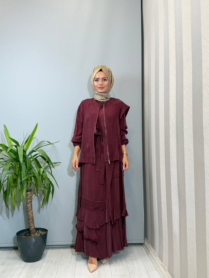 Misswhence Truvakar Kollu Yelekli Elbise 40837