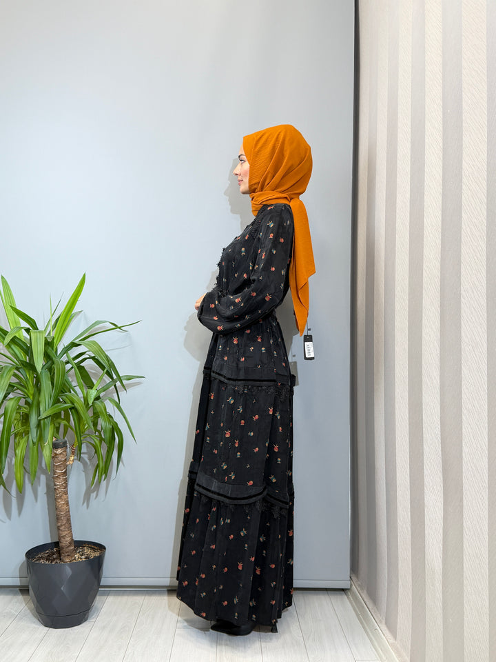 Misswhence Desenli Elbise 40830