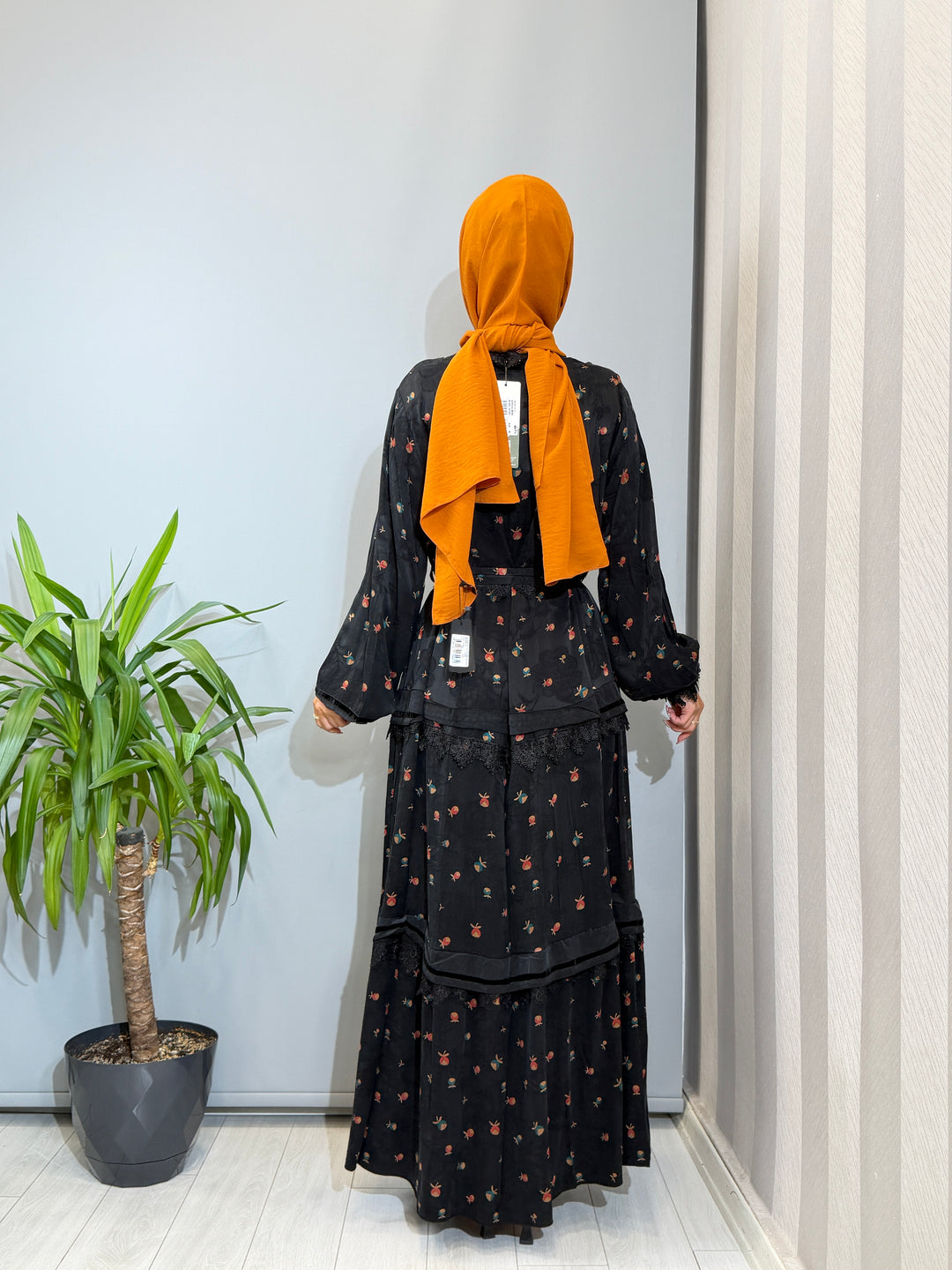 Misswhence Desenli Elbise 40830