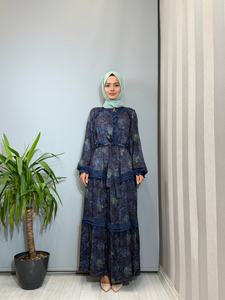 Misswhence Desenli Elbise 40830