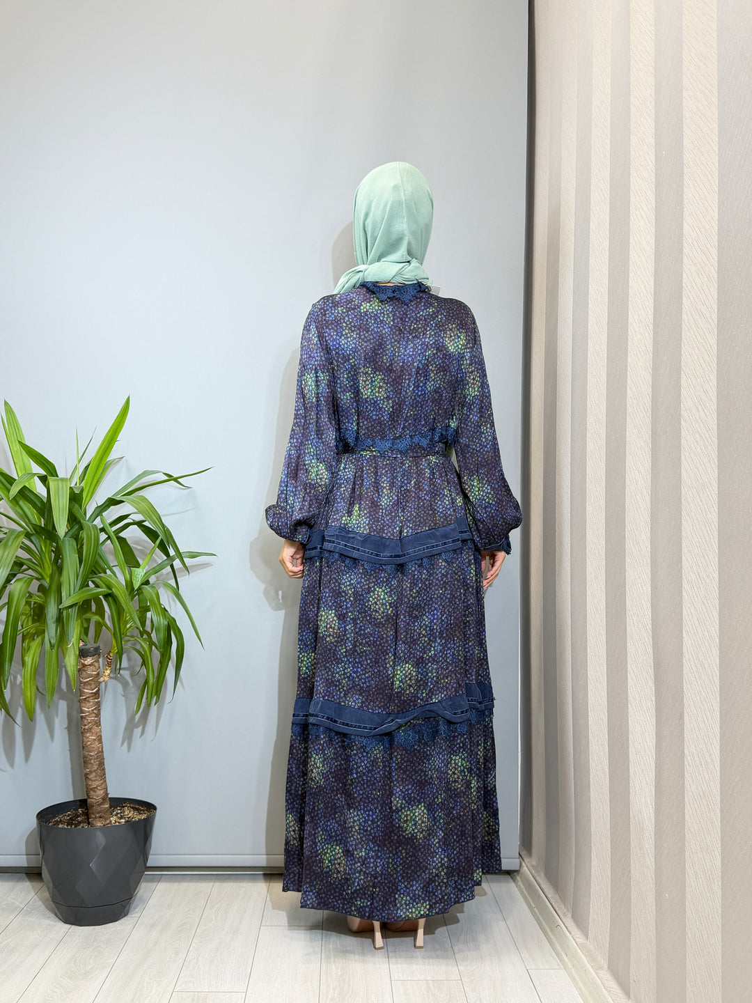 Misswhence Desenli Elbise 40830